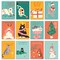 Funny Cat Christmas Cards - 24-Pack of Holiday Greeting Cards with 12 Adorable Cat Designs, Perfect for Cat Lovers to Share Merry Christmas & Happy Holiday Wishes, Blank Inside for Personalized Messages - Cute Festive Stationery Set